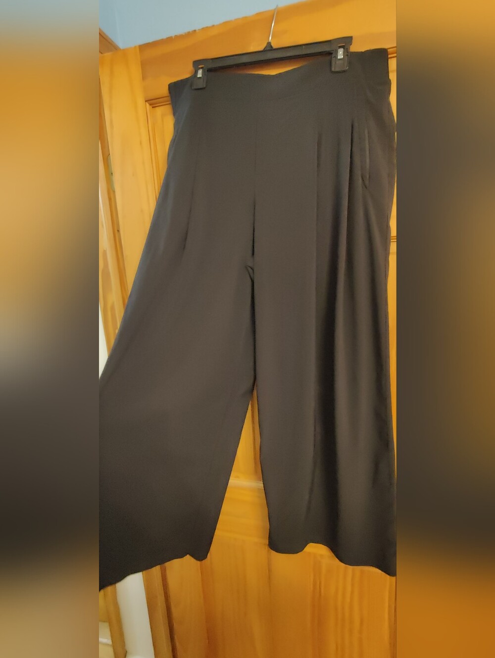 Athleta Black Flowy Trouser Size 16 - Picture 6 of 6